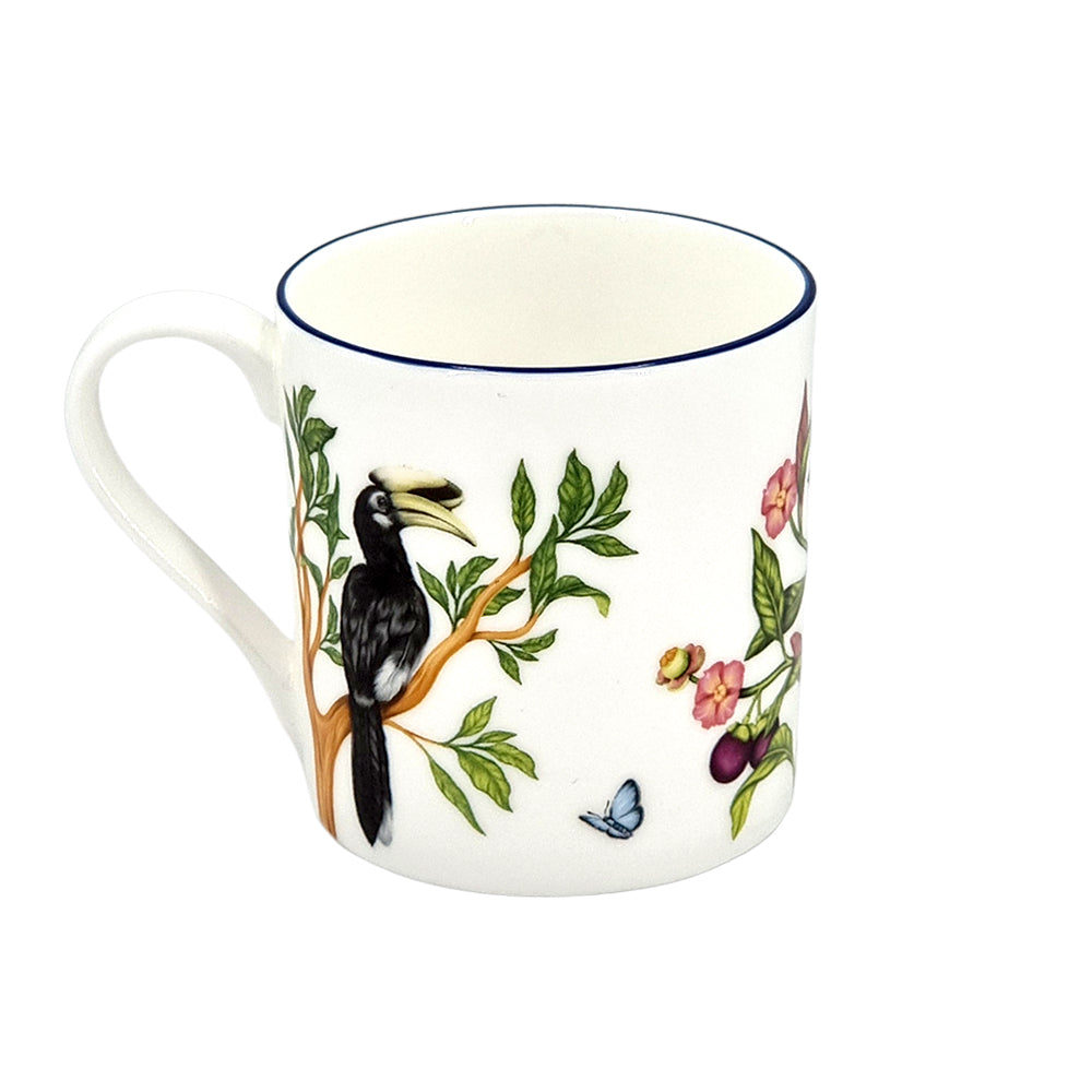 Singapore blue bird mug