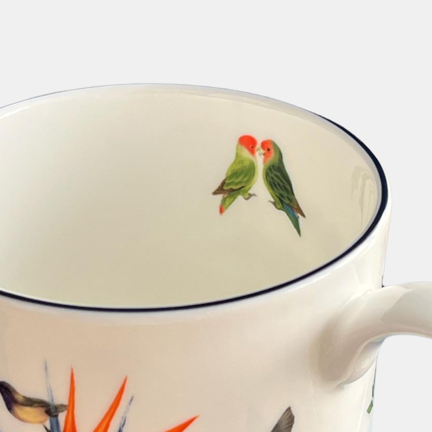 Singapore blue bird mug