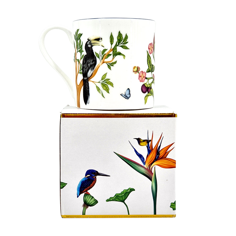 Singapore blue bird mug
