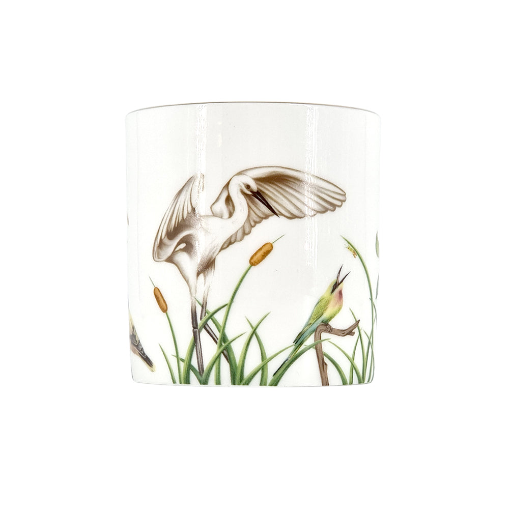 Singapore gold bird mug