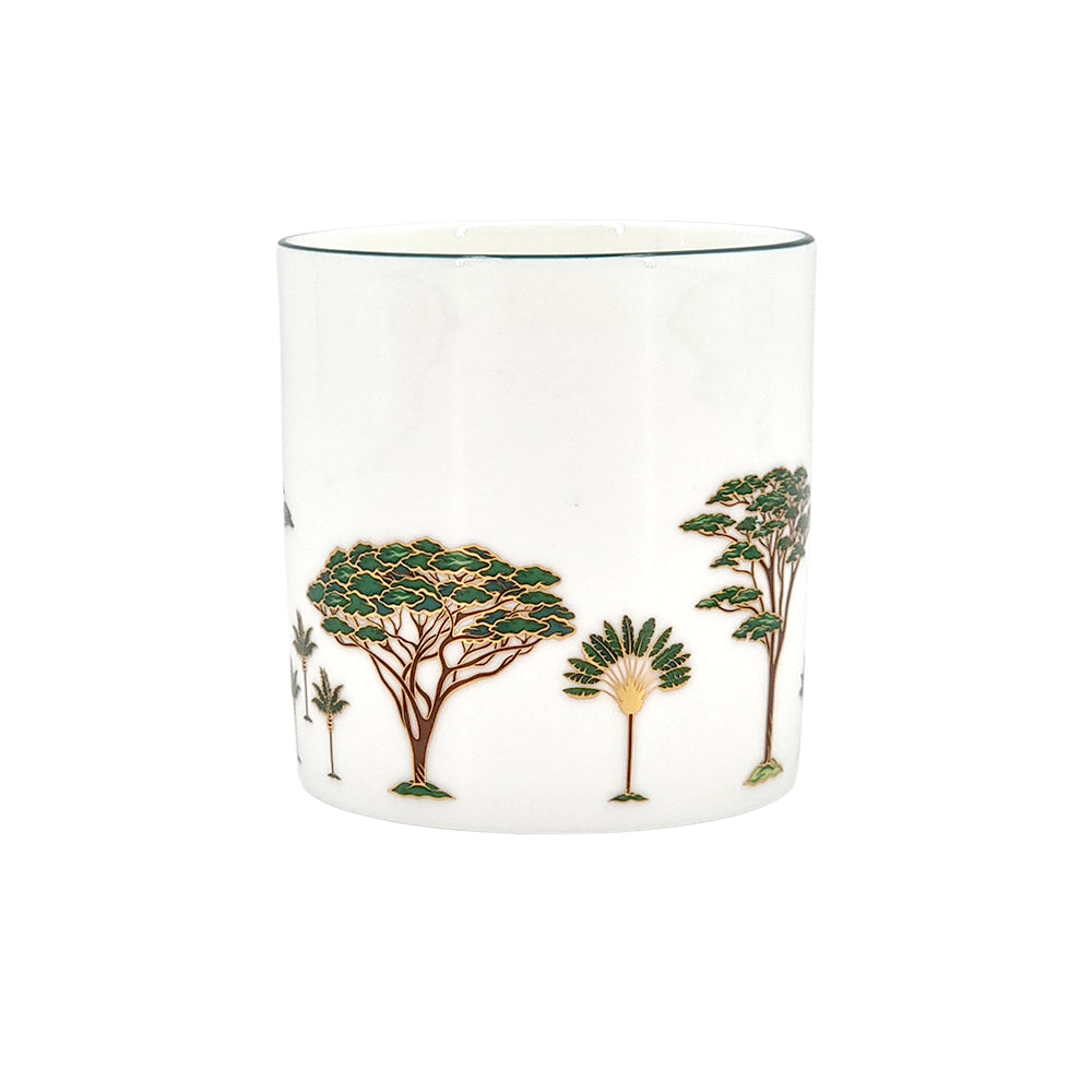 Singapore green tree mug