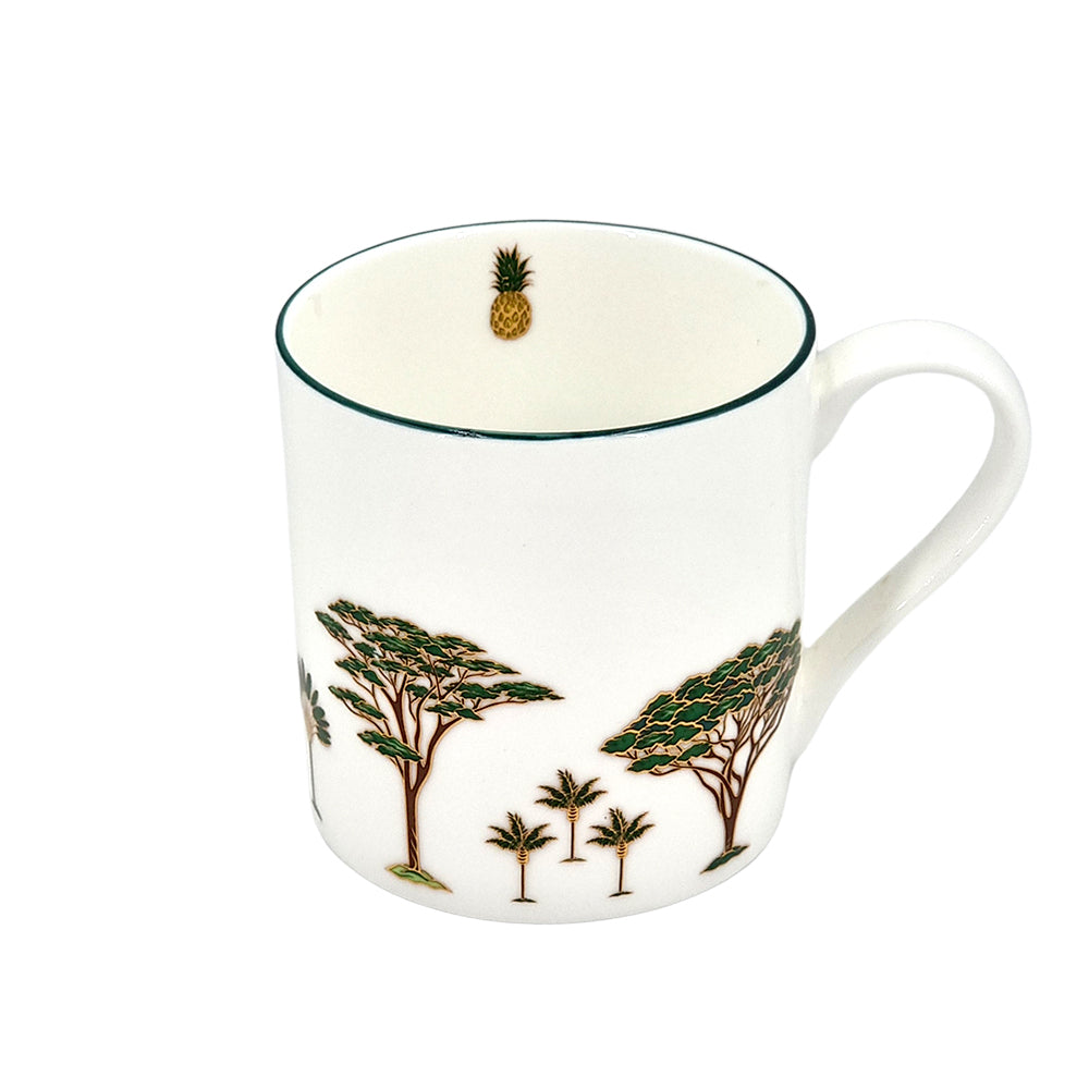 Singapore green tree mug