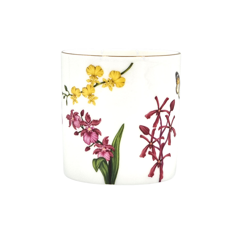 Singapore white orchid mug