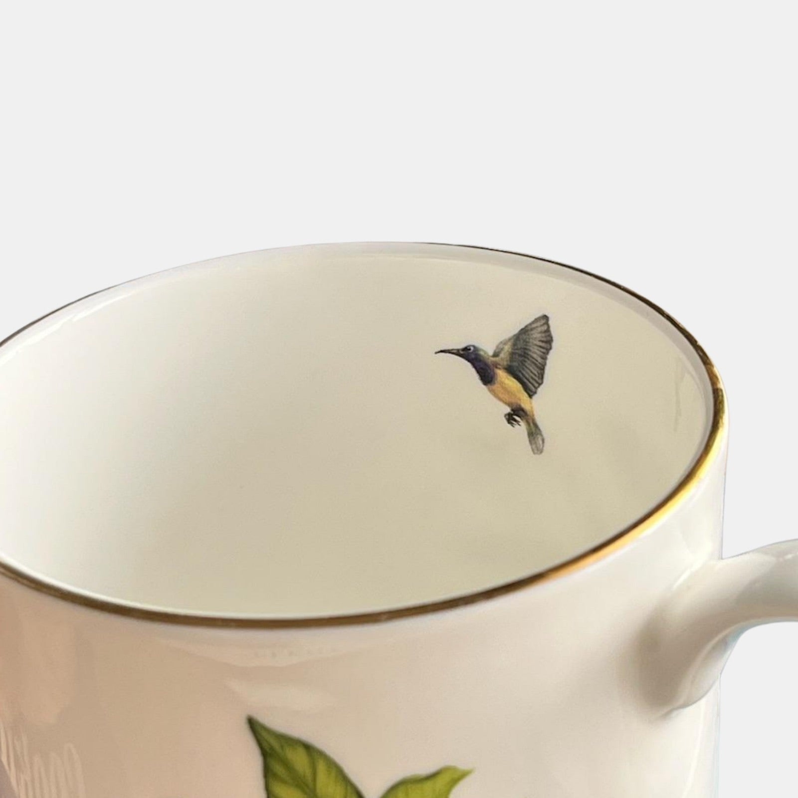 Singapore gold bird mug