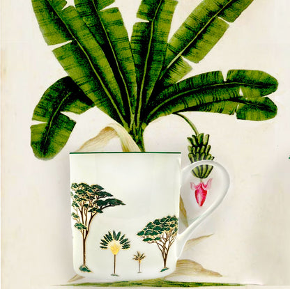 Singapore green tree mug